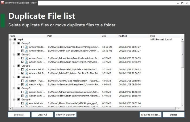 Find delete. Find delete