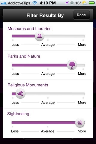 Yahoo! TimeTraveler iOS Filters Yahoo! TimeTraveler iOS Filters
