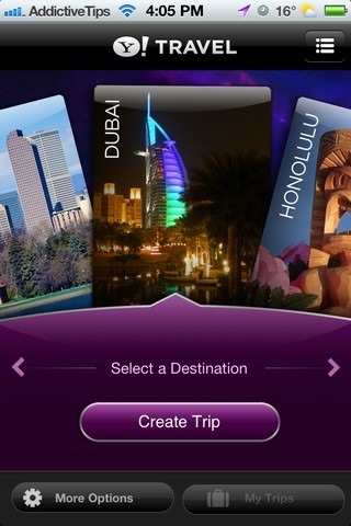 Yahoo! TimeTraveler iOS Home Yahoo! TimeTraveler iOS Home