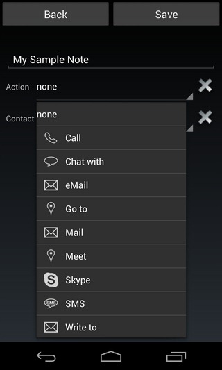 Zime-Android-Actions