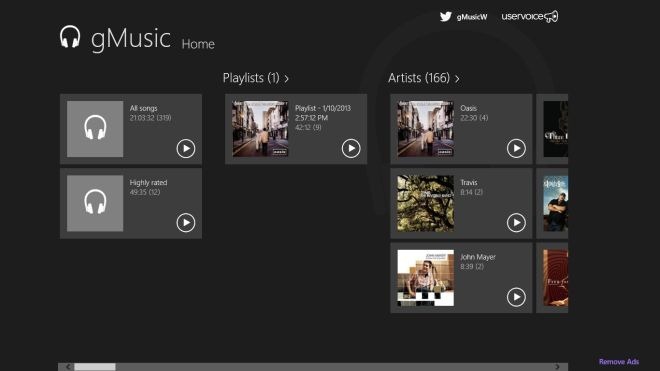 gMusic Main gMusic Main