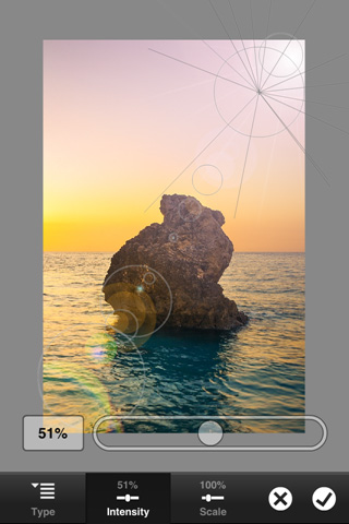 Adjusting-flare-intensity
