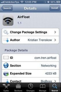 AirFloat Cydia