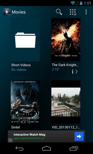 Archos-Video-Player-Android-Folders