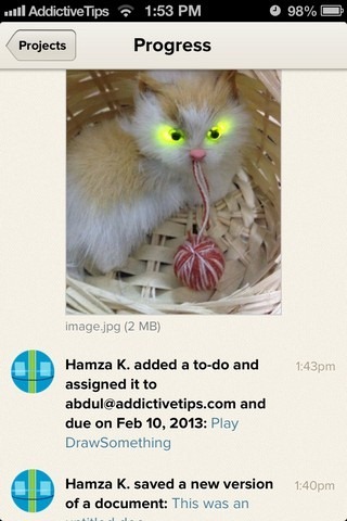 Basecamp iOS Progress Basecamp iOS Progress
