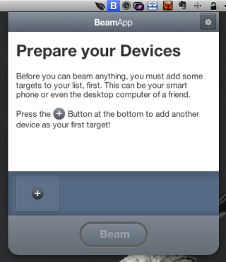 BeamApp add device BeamApp add device