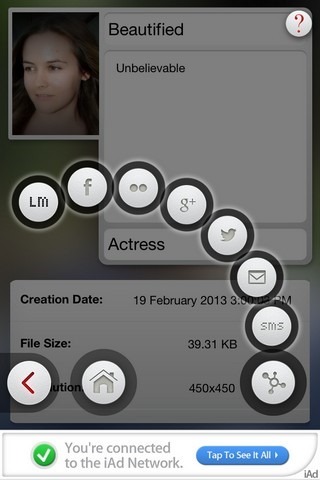 Beauty Box iOS Share