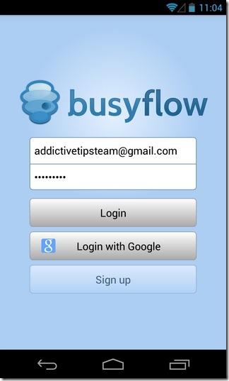 BusyFlow-Android-iOS-Login