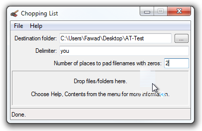 Chopping List Chopping List