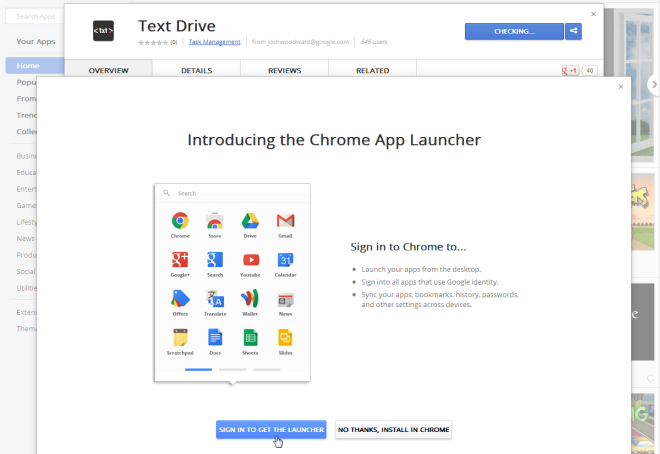 chrome apps launcher chrome apps launcher