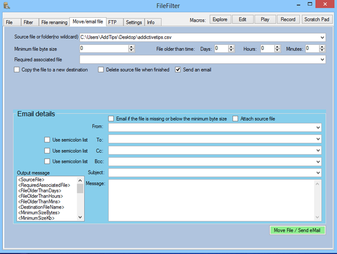 FileFilter_Move Email FileFilter_Move Email