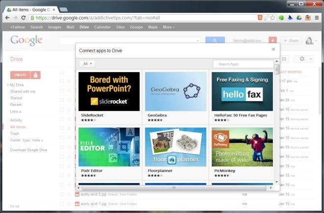 Google Drive add app Google Drive add app