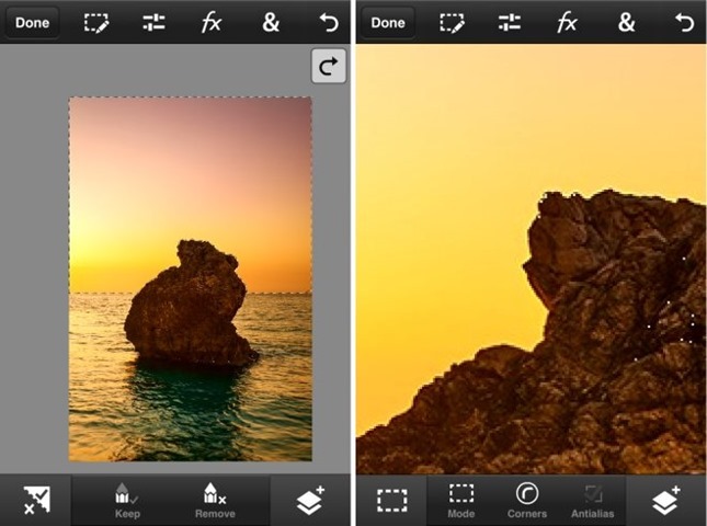 Scribble selection and zoom Scribble selection and zoom