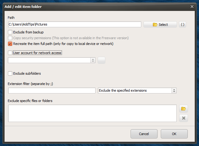 Iperius Backup_New Backup Job_Add Folder or File Iperius Backup_New Backup Job_Add Folder or File