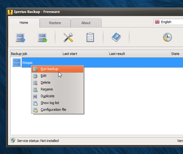 Iperius Backup_Run Iperius Backup_Run
