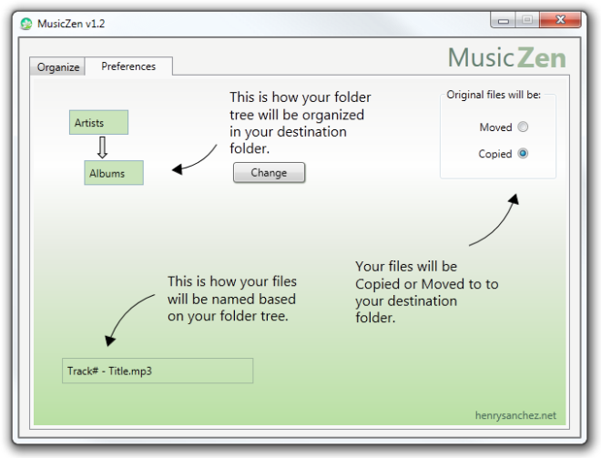 Rename & Organize Music Files Into Folders Based On Metadata With MusicZen