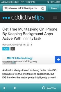 NaturalReader iOS Browser