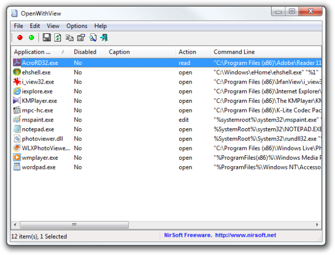 OpenWithView OpenWithView