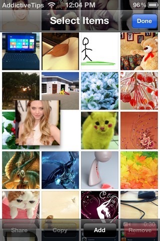 Photo Organizer iOS Rearrange