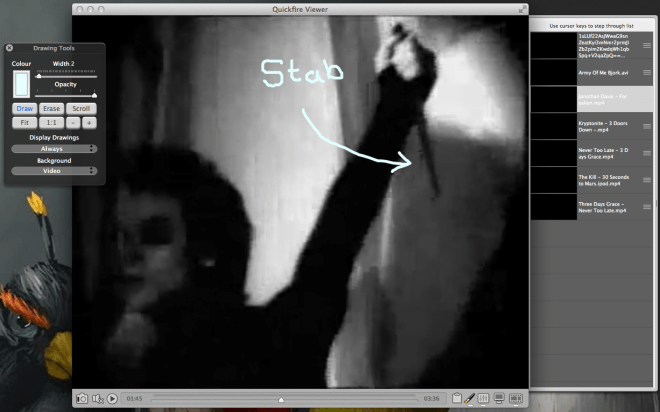 Quickfire player Quickfire player