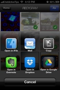 Recygram iOS Open In Recygram iOS Open In