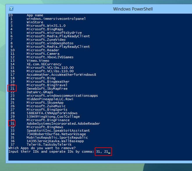 How To Remove Multiple Windows Store Apps From Windows 8 In One Go