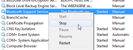 Services Right Click Services Right Click