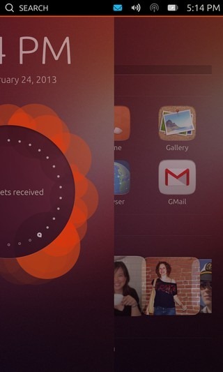 Ubuntu Touch Developer Preview Phone Lock Screen 2