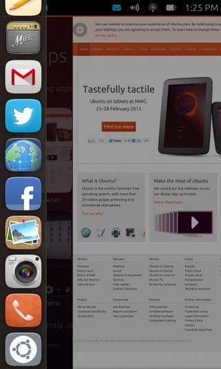 Ubuntu Touch Developer Preview Phone Task Switching 1