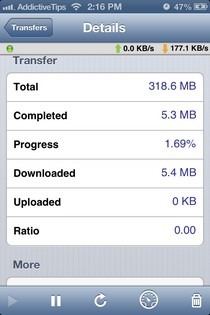 iTransmission iOS Details iTransmission iOS Details