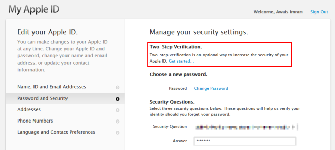 enable two step verification apple id enable two step verification apple id
