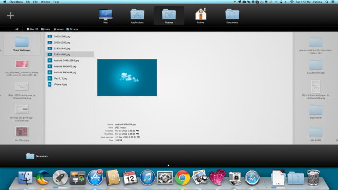 ClawMenu view file ClawMenu view file