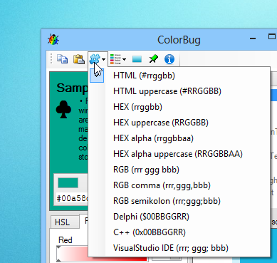 ColorBug_Color Format ColorBug_Color Format