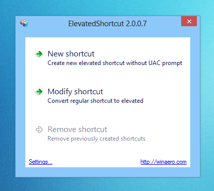 Elevated Shortcut Elevated Shortcut