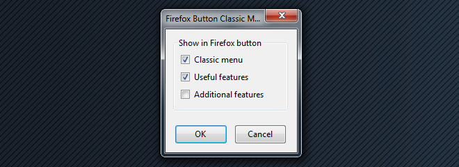 Firefox Button Classic Menu options Firefox Button Classic Menu options
