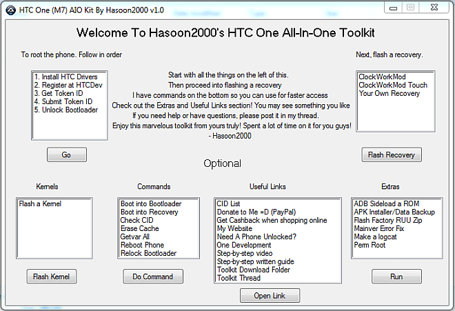 Htc One M7 Toolkit Unlock Bootloader Install Recovery Root More Htc One M7 Toolkit Unlock Bootloader Install Recovery Root More