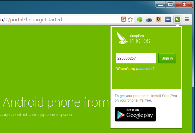 SnapPea Photos code SnapPea Photos code