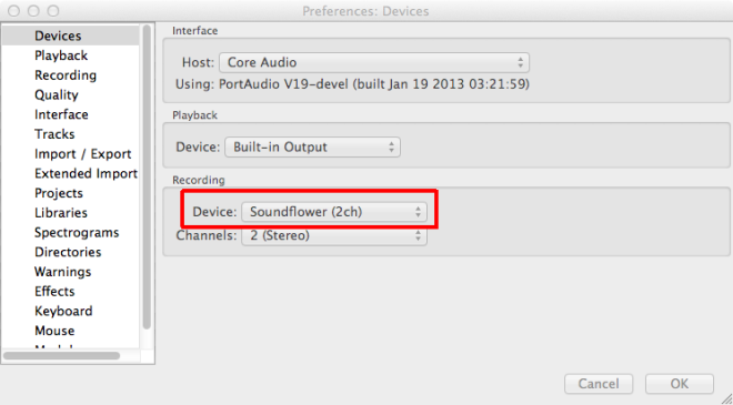 audacity preferences audacity preferences