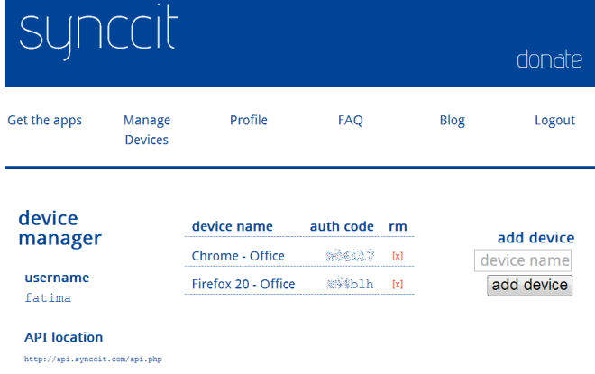 device manager - synccit