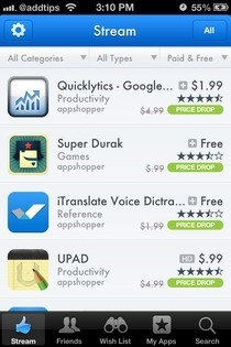 AppShopper Social iOS Stream AppShopper Social iOS Stream