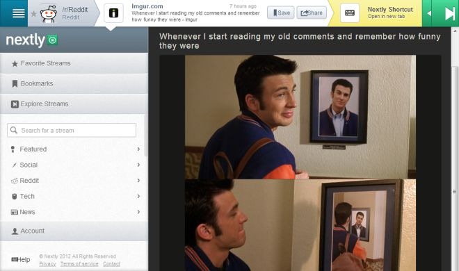 Browse rReddit with Nextly