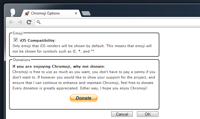 Chromoji Options Chromoji Options
