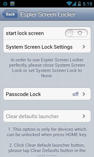 Espier Screen Locker Beta 05 Espier Screen Locker Beta 05