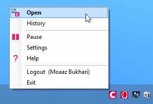 FB Checker Icon in Taskbar