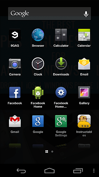 Facebook Home Apps 2
