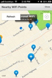OpenSignal iOS Nearby WiFi