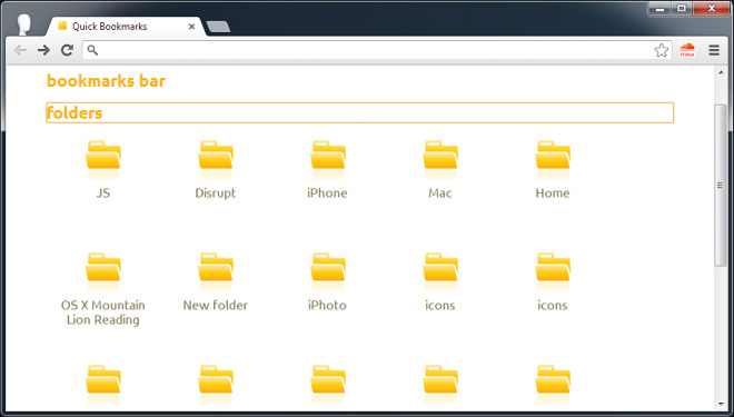 Quick-Bookmarks-Chrome-extension