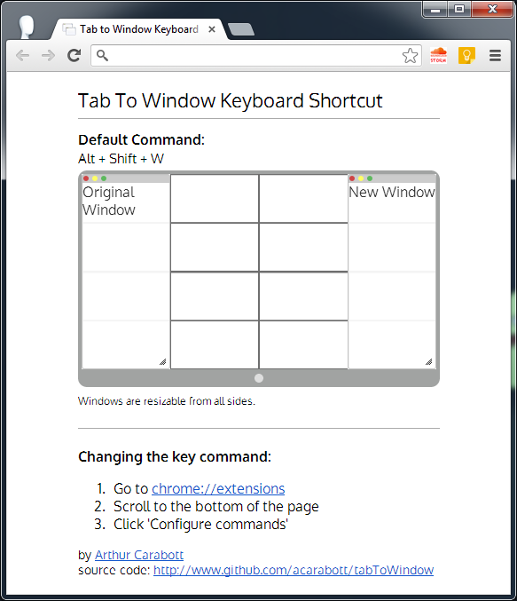 Tab to Window Keyboard Shortcut Options Tab to Window Keyboard Shortcut Options