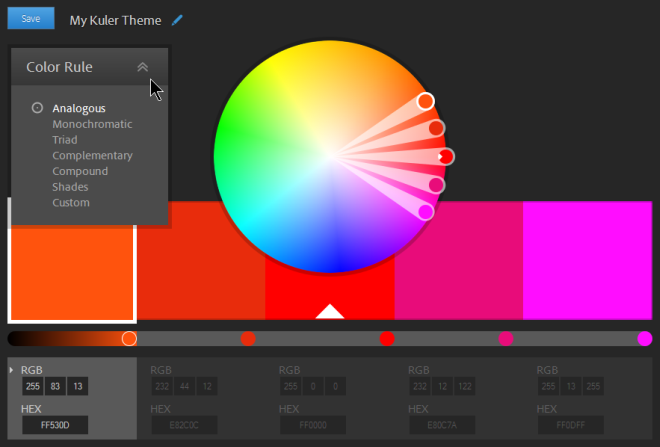 Adobe Kuler For IPhone Create Color Themes From Images Or The Camera