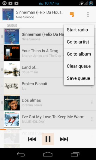 Google Play Music All Access for Android - Radio